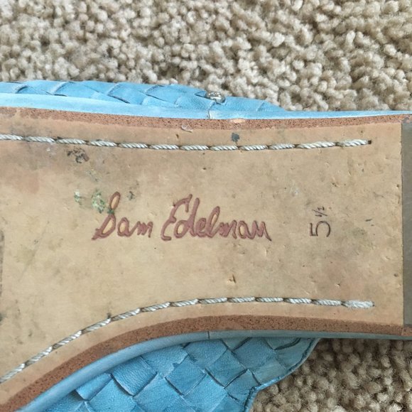 SOLD Sam Edelman / Katy Mule in Moroccan Blue - Picture 7 of 7